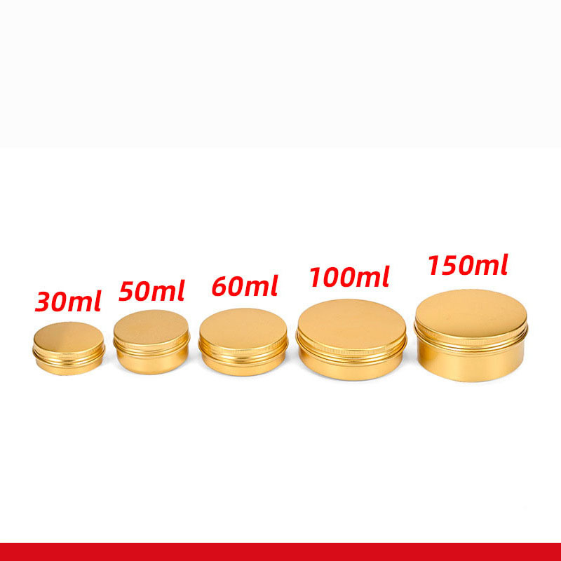 Candle Making Jug - 30PCS Golden Aluminum Can 50ml 60ml