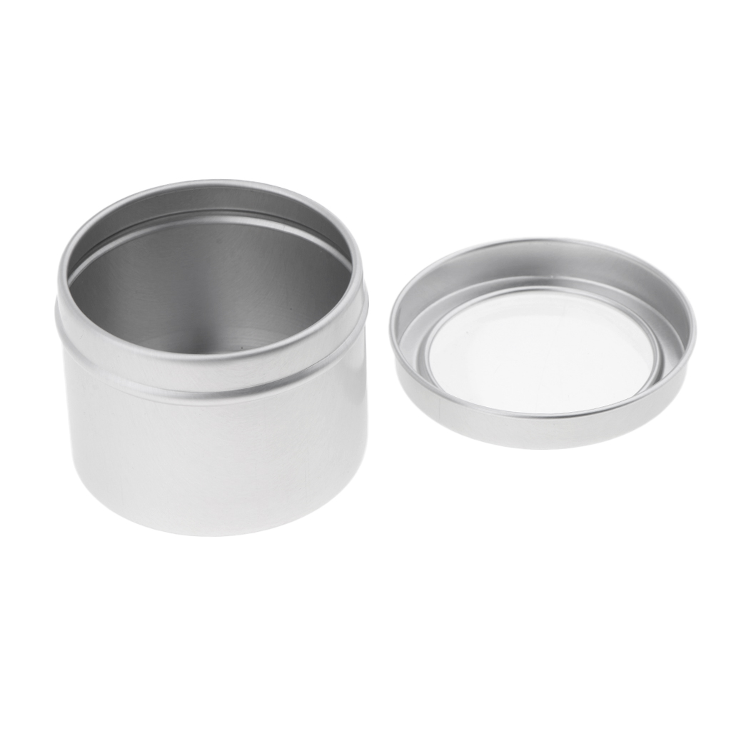 Round Aluminum Tin Jar 60ml Em - Tin Container Lid ulasan dan harga