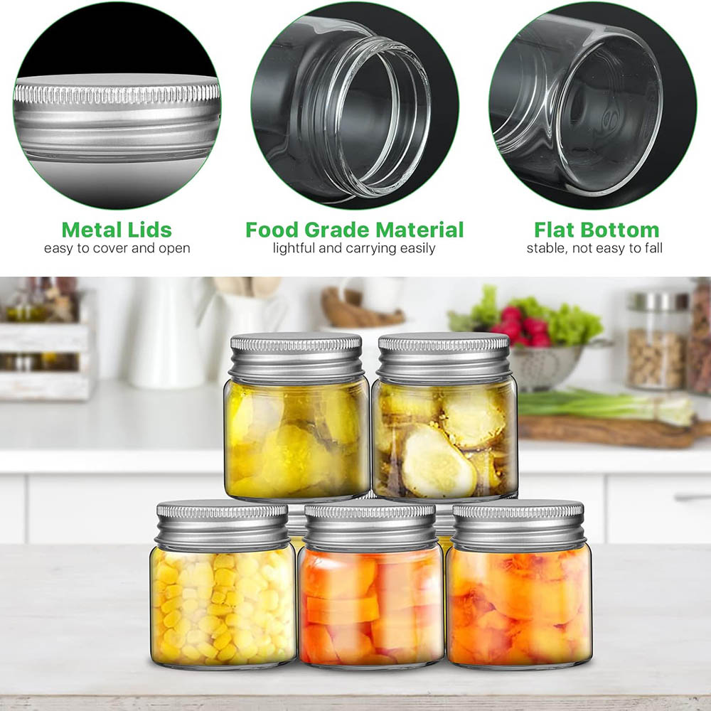 2oz Mini Mason Jars, Wide Mout - Candle Making Jars With Lids ulasan dan harga
