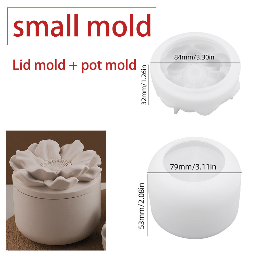 Sunflower Storage Box Silicone - Candle Making Jars With Lids ulasan dan harga