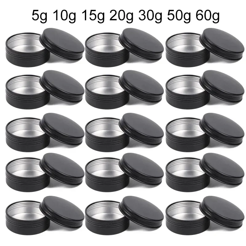 50Pcs Black Empty Candle Jars  - Tin Container Lid ulasan dan harga