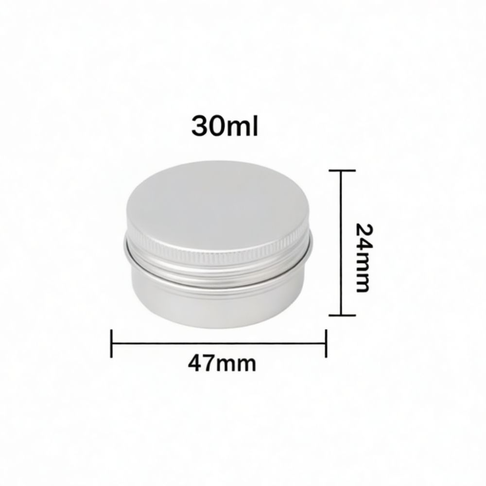 Compact Aluminum Container Rou - Tin Container Lid ulasan dan harga